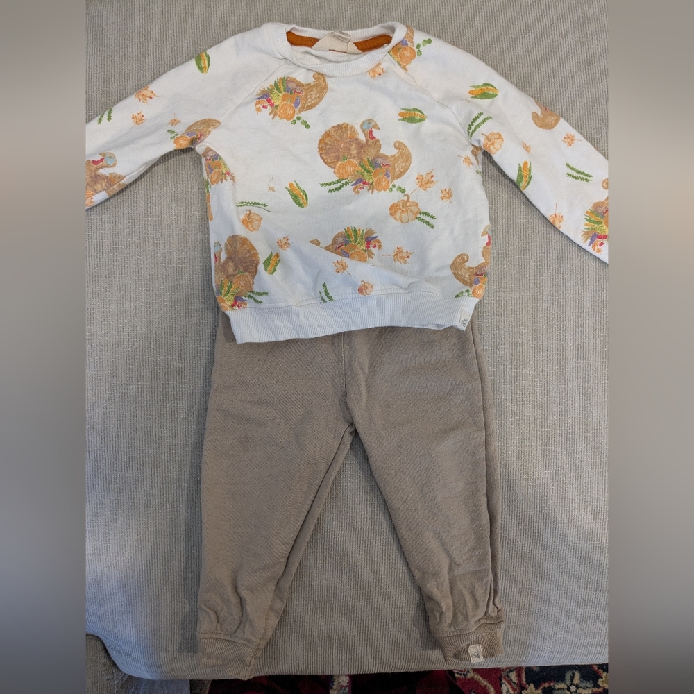Burt's Bees Baby Thanksgiving Outfit